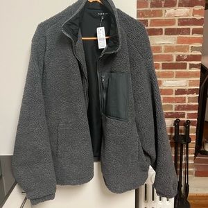 Fleece Men’s Gray Zip up